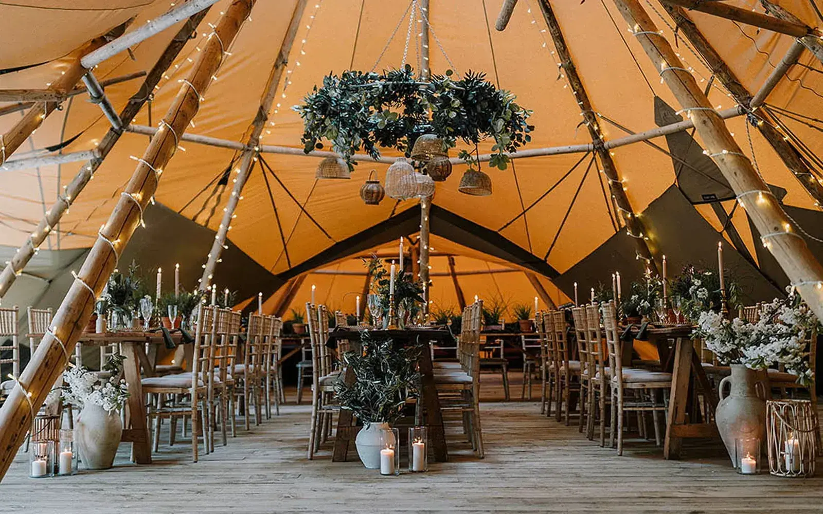 Bowland Tipis - explore the venue while you wait